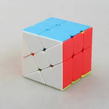 

FANXIN Hot Wheel Magic Cube Stickerless Speed Puzzle Cube Educational Toys