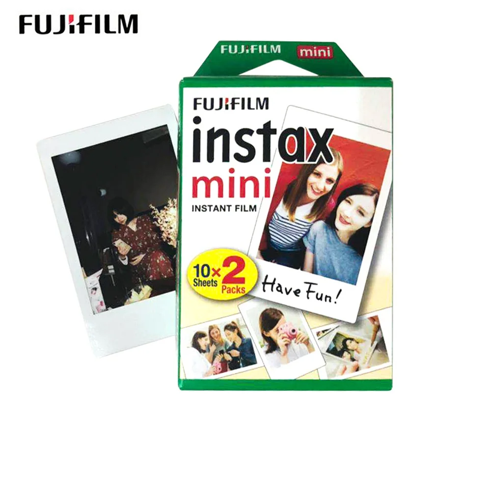 Оригинальная фотобумага mini instax 20 40 60 80 100 200 300 лист с белыми краями для фотографий