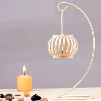 

Vintage Decorative Candlestick Tea Candlestick Lantern Lamp Forging Vintage Decoration Home Decor
