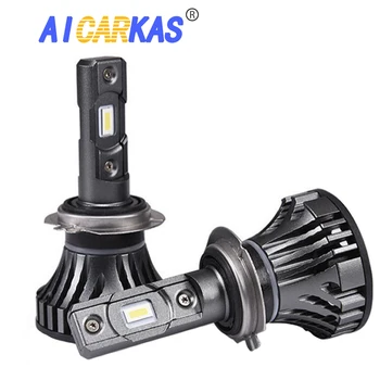 

AICARKAS 2 Pcs LED Car Headlight H7 H4 H1 H8/H11 H1 9005/HB3 9006/HB4 9012/HIR2 50W 12000LM Turbo LED Headlamp 6000K Light Bulb