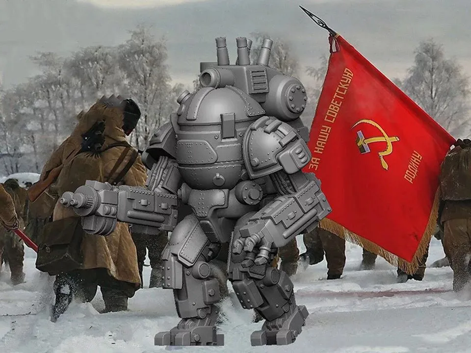 1/35 масштаб фантазия Броня робот Неокрашенный набор для сборки фигурки модель