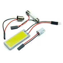 2016 New Hot Car Accessories 12V 3W 36 led SMD COB LED Car Panel light Interior