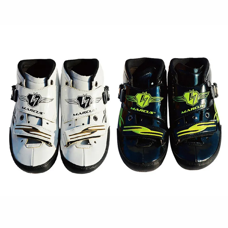 JEERKOOL المهنية مباراة مضمنة سرعة أحذية التزلج على الجليد 8 طبقات من الألياف الزجاجية زلاجات ثلجية التمهيد ل الكبار الاطفال 155/165/195 حفرة SX2