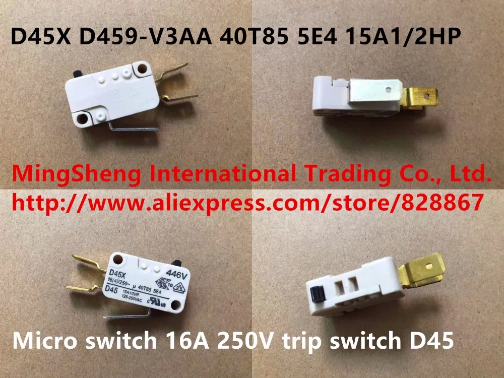 Оригинальный новый 100% D45X D459 V3AA немецкий импортный микропереключатель 16 А 250 В