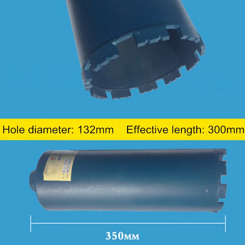 Алмазное сухое сверло бетонный перфоратор Core Drill для установки системы кондиционирования воздуха и дренажа воды Brocas para - Цвет: 132mm