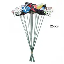 25 шт. имитация сада светящиеся садовые цветочные композиции Декоративные Искусственный бонсаи украшения