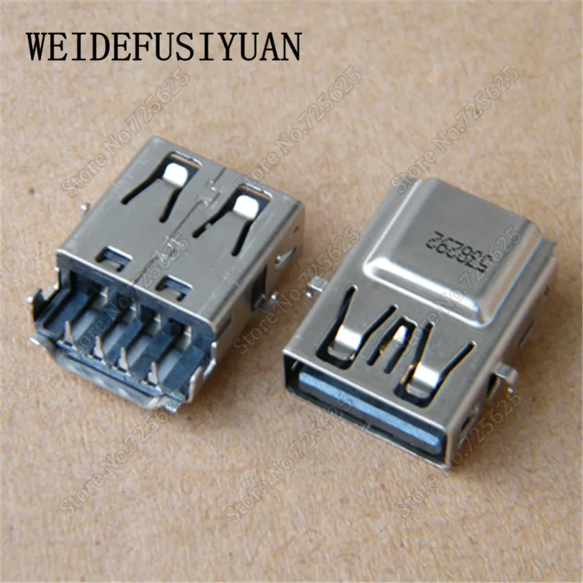 10 шт./лот 2 0 USB гнездовой разъем для ASUS X555L X555LD A555 K555 A455L F455L|usb jack female|usb jackasus plug |