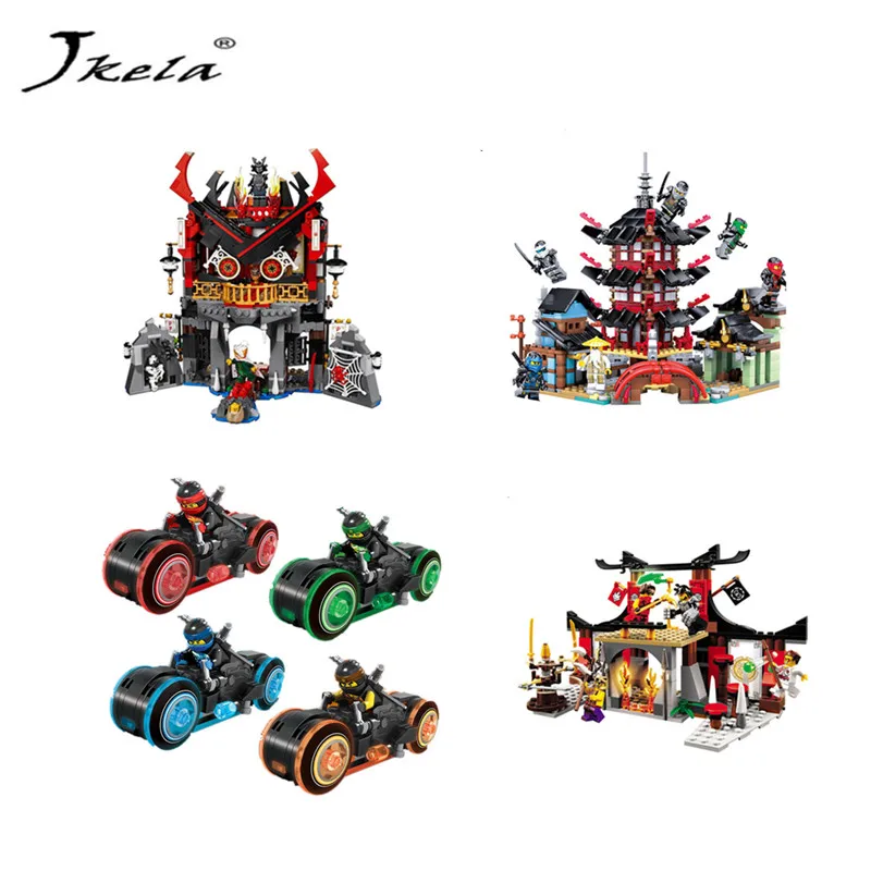

[Hot] Tempel van Opstanding Bouwstenen Ninja Collectio Legoings Ninjagoing Temple Block Set Master Wu Kids Building Brick Toy