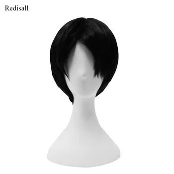 

Levi Ackerman Black Wig Cosplay Attack on Titan Captain Short Wig Cosplay Halloween