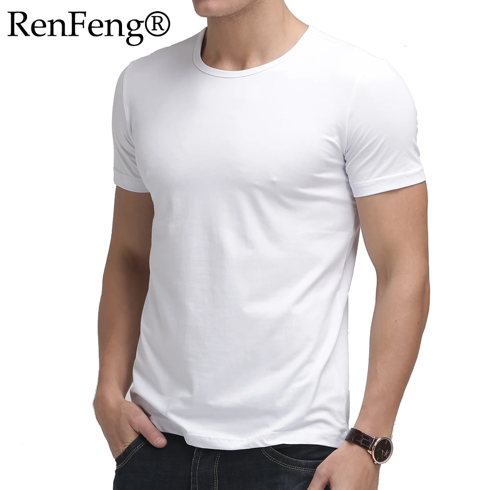 Мужская Уличная футболка camisetas masculina черная Однотонная оверсайз модная одежда