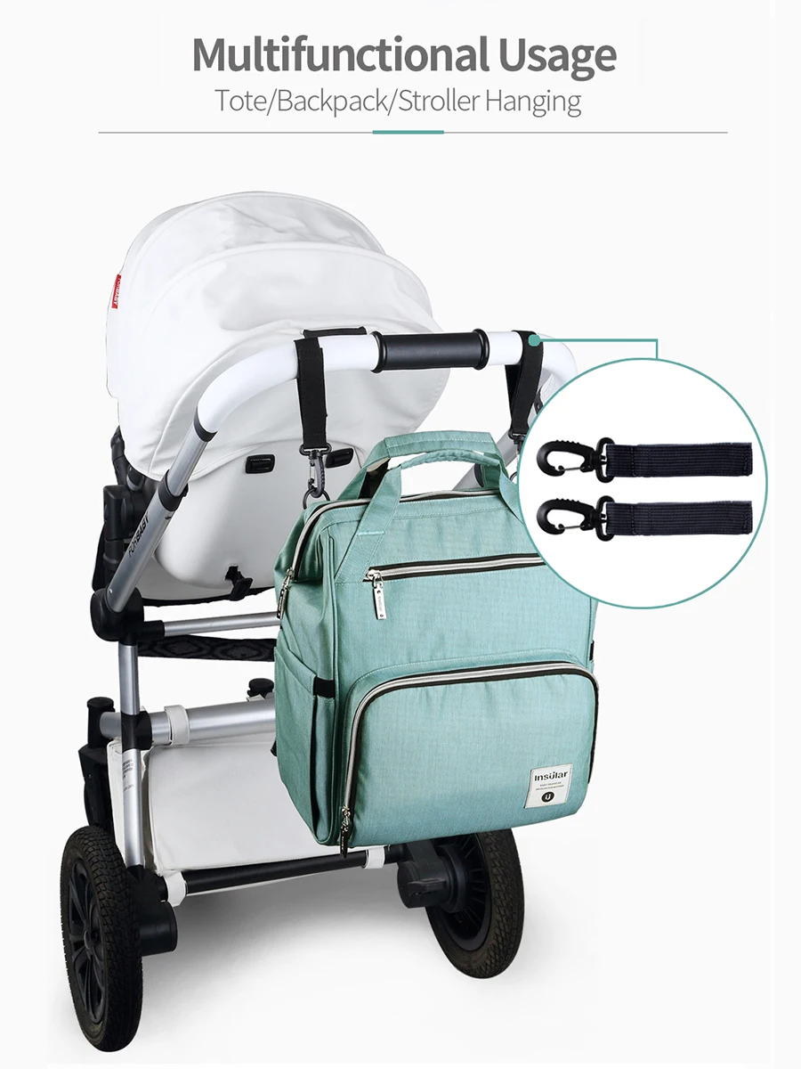  New Fashion Mummy Maternity Nappy Bag Brand Large Capacity Baby Diaper Bag Travel Backpack Designer