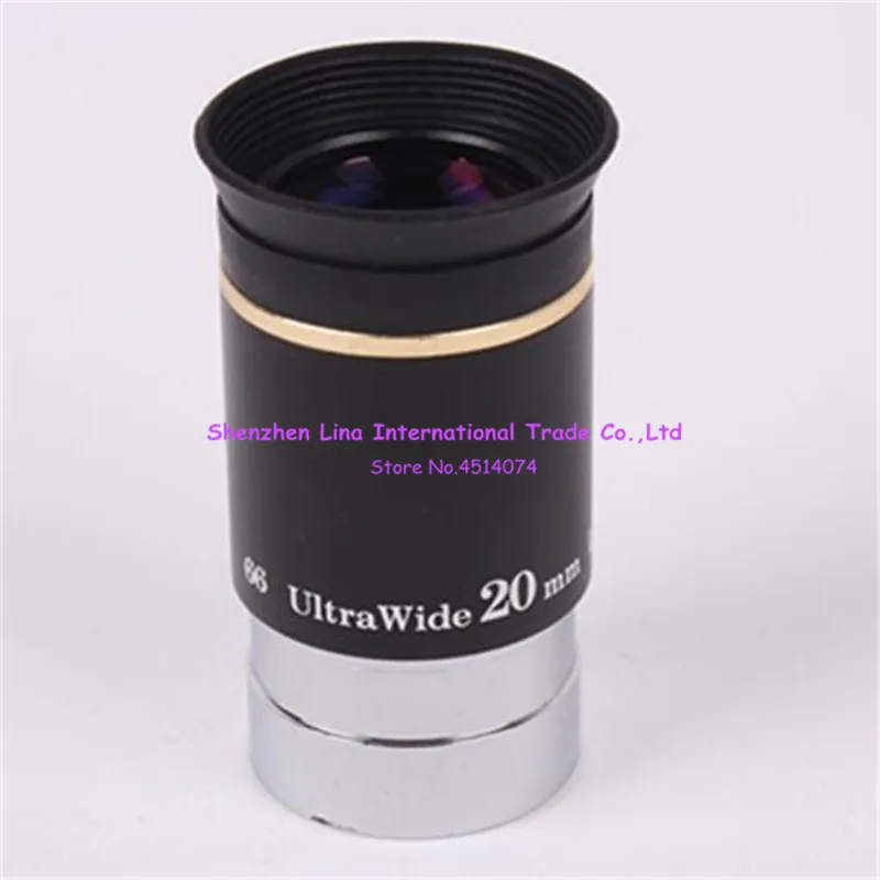 

66 Degree UW 20mm Astronomical Telescope Planet Eyepiece Grows Magnification Wide Viewing Angle 1.25 Inches UW20MM