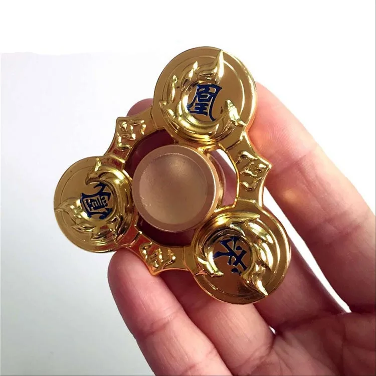 Новый стиль Спиннеры металла Высокое качество Золотой EDC Spinner непоседы ручной Spinner Для аутизма и СДВГ спиннинг анти-стресс игрушка