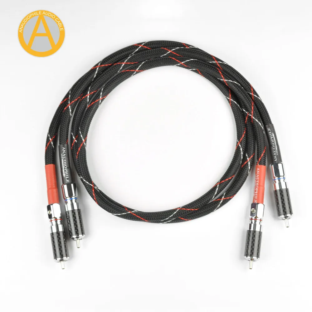 Hi End RCA кабель Fi штекер аудио для усилителя с родиевым покрытием USB RCA|Кабели VGA| |