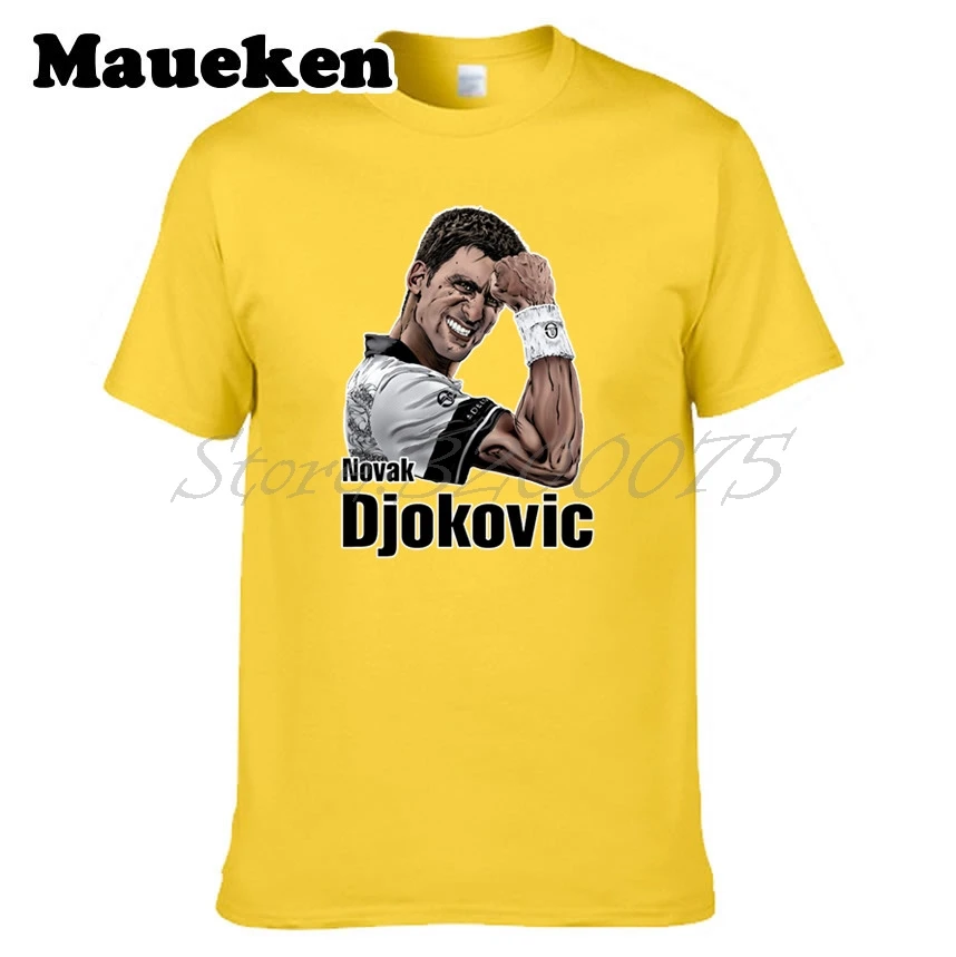 Мужская футболка с коротким рукавом Serbia Novak Djokovic Nole Djoker для тенниса W1108005|men t-shirt|t