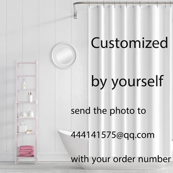 

Shower Curtain Bathroom Ramadan Decoration The Curtains Measure King Moederdag Cadeau Waterproof and Mildew Proof Curtain