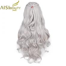 AISI BEAUTY синтетический парик волнистый длинный блонд Серый косплей парики волосы для женщин дракон костюм для мамы парики