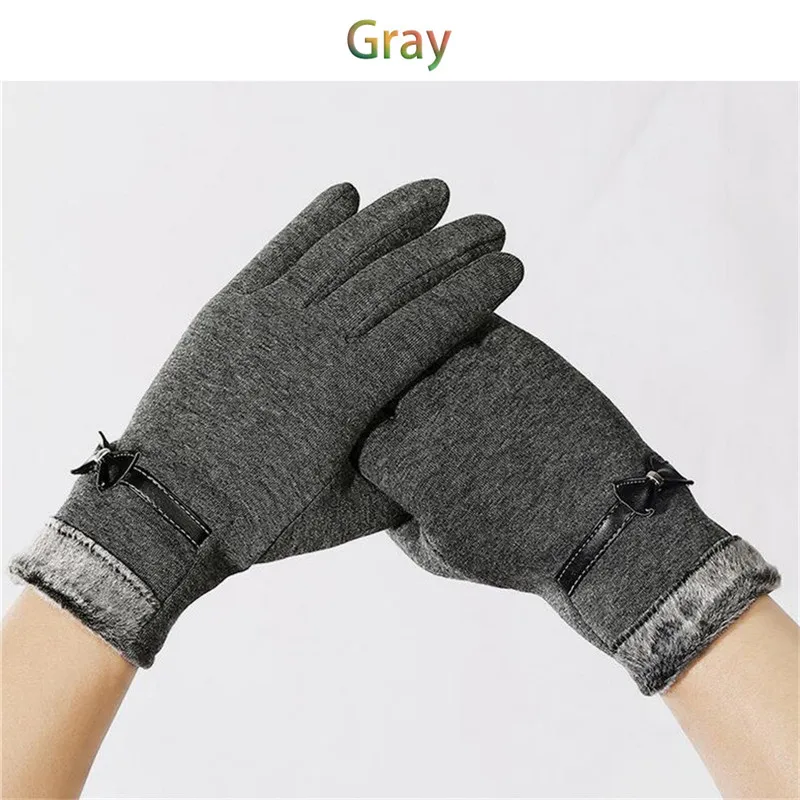  Women`s Casual Winter Outdoor Sports Riding Gloves Warm Windproof Mittens guantes eldiven handschoenen 40FE2212