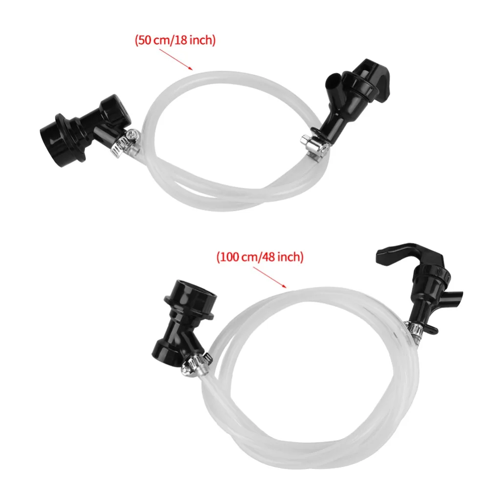 50/100 см линии с пикника кран шаровой блокировки разъединитель для Корнелиус кега для домашнего пивоварения дом домашнего пивоварения