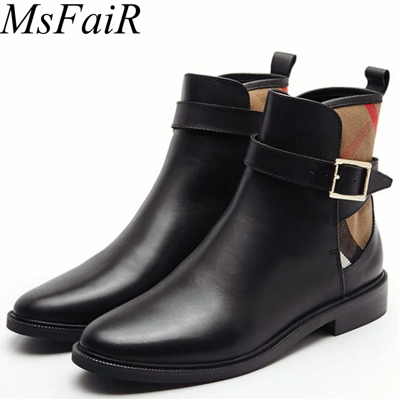 

MSFSIR Female Sports Run Women Running Shoes Women's Boots Ankle Boots Belt Buckle Female Casual Shoes Fashion women's shoes