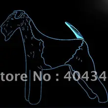LK257-Эрдельтерьер собак Pet светодиодный знак неонового света