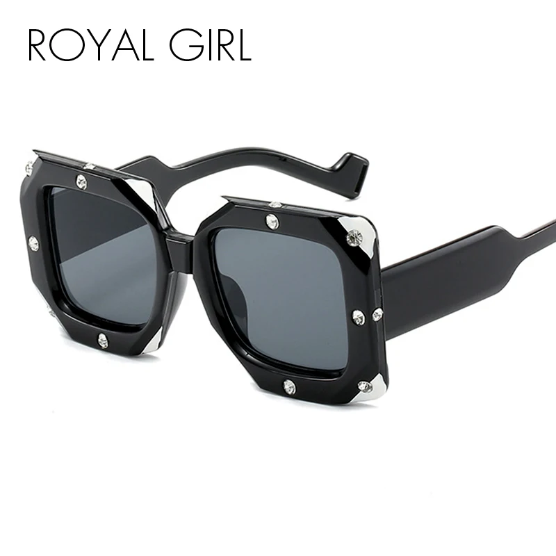 

Royal Girl Newest Square Elegant Ladies Square Sunglasses Women Luxury Brand Designer Sun Glasses Female Vintage Shades ss679