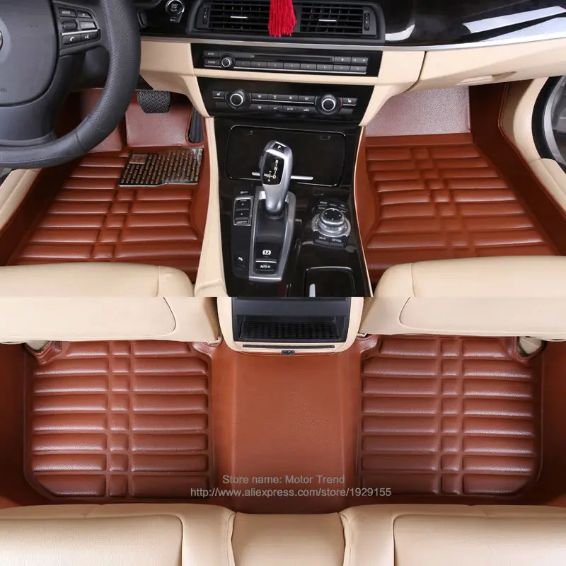 Автомобильные противогрязевые 3D кожаные коврики для Audi A1 A3 A4 A6 A7 A8 Q3 Q7 TT