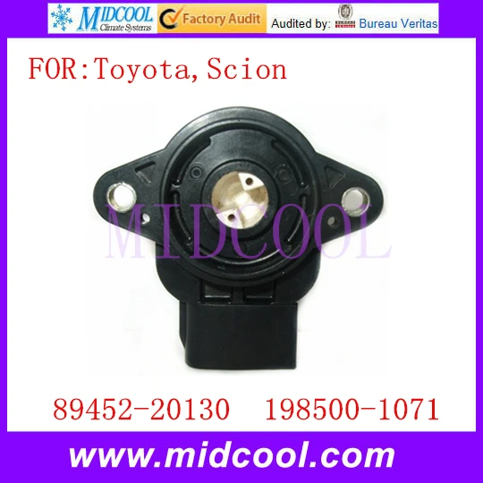 

New Throttle Position Sensor TPS OEM 89452-20130 198500-1071 FOR Toyota Scion