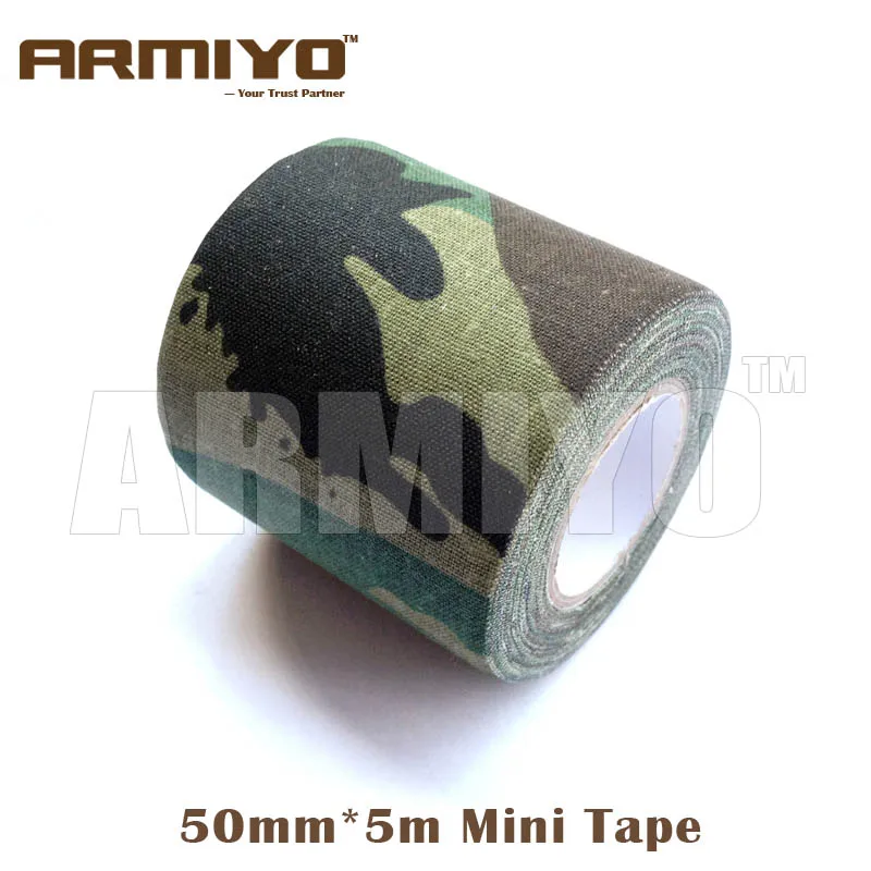 Охотничьи аксессуары Armiyo Mini 50 мм * 5 м камуфляжная лента тканевый воздуховод