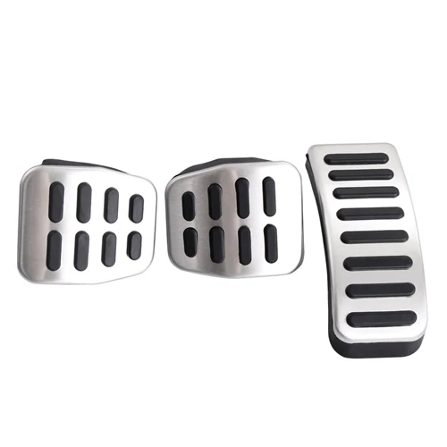 Педали газа и тормоза из нержавеющей стали для Audi TT pegale VW SEAT Golf 3 4 Polo 9N3 для SKODA Octavia Ibiza Fabia A1 A2 A3 GTI - Название цвета: MT