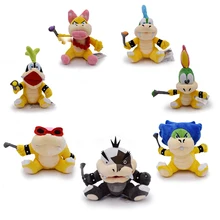 Супер Марио Боузер Koopalings плюшевые игрушки кукла Венди Ларри IGGY Ludwig Roy Morton Lemmy O. плюшевый Купа мягкие игрушки подарки для детей