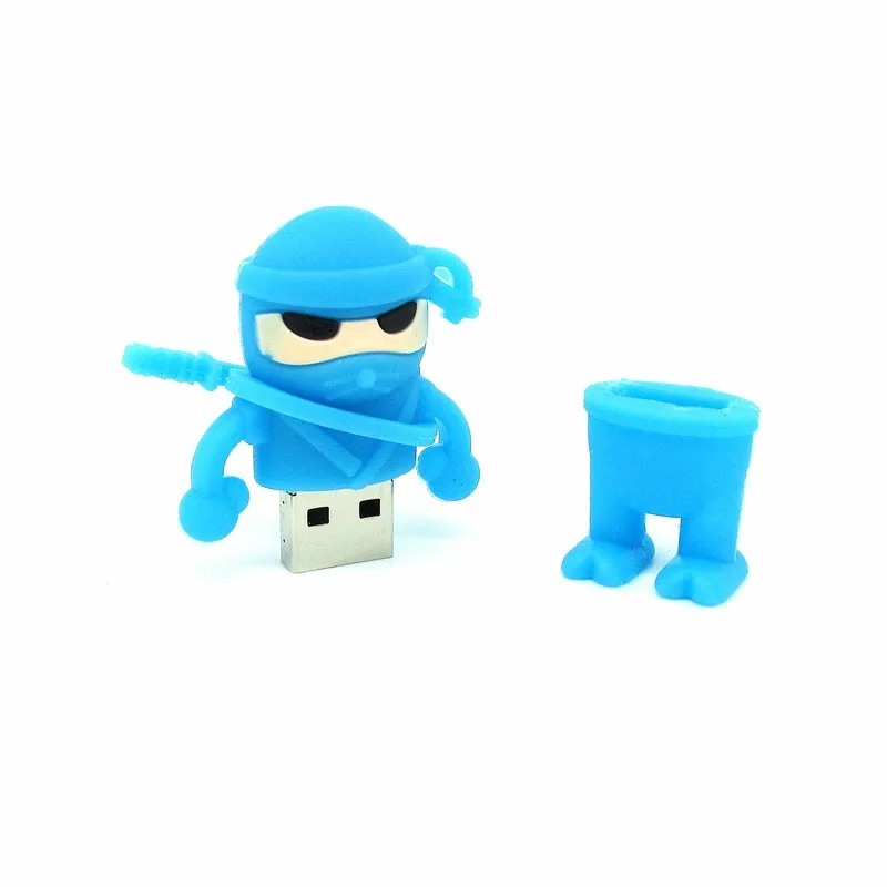 Cartoon Ninja usb flash drive 32gb  pendrive real capacity 4gb 8gb 16gb memory stick usb stick colourful pen drive u disk gift