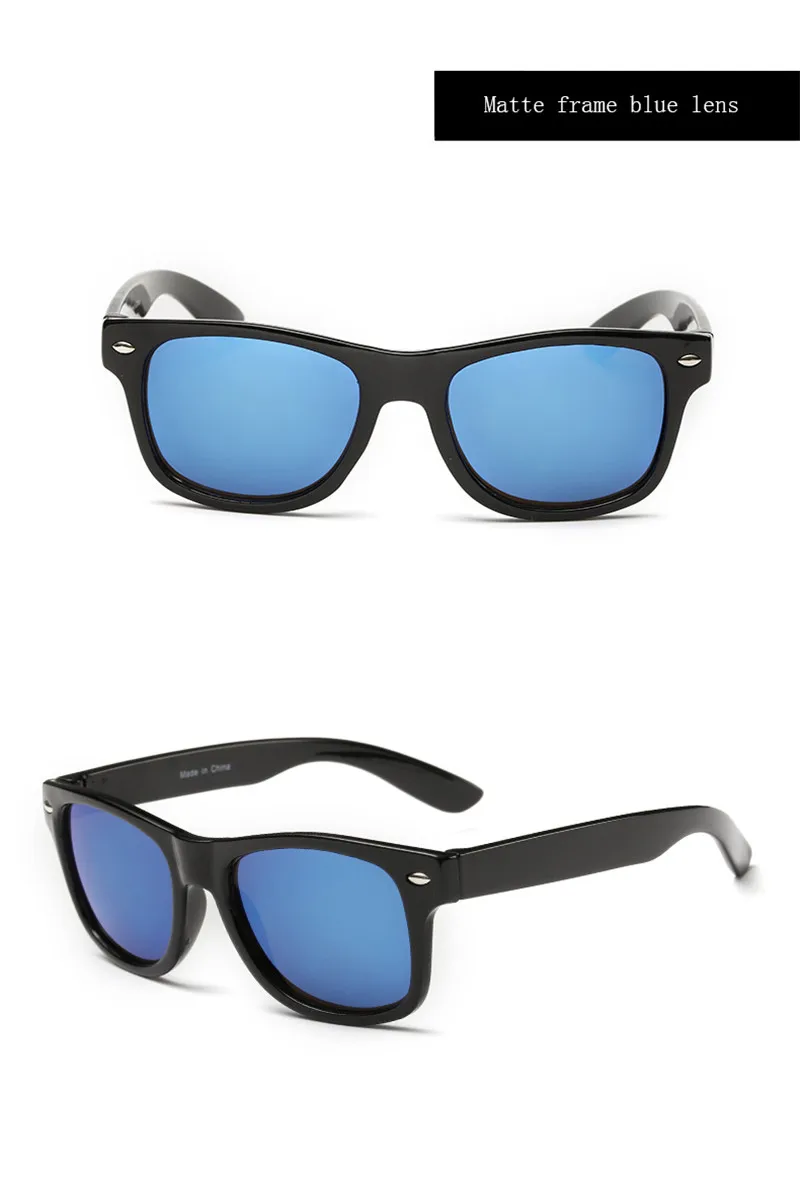 DesolDelos/ новые модные детские солнцезащитные очки, детские солнцезащитные очки для мальчиков и девочек, пластиковая оправа, 8 цветов, милые крутые защитные очки UV400