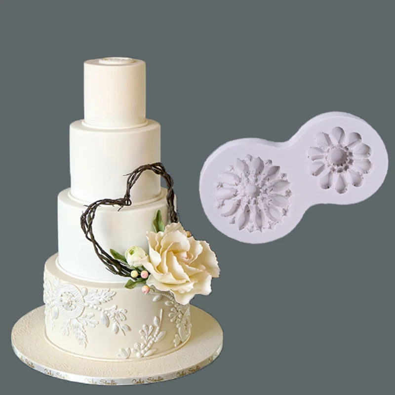 

Gemstone Jewelry Mould Silicone Mold Fondant Cake Decorating Tool Gumpaste Sugarcraft Chocolate Forms Bakeware