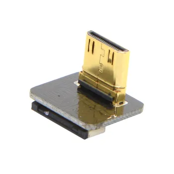 

Xiwai CYFPV Mini HDMI Type C Male Connector 90 Degree Down Angled for FPV HDTV Multicopter Aerial Photography