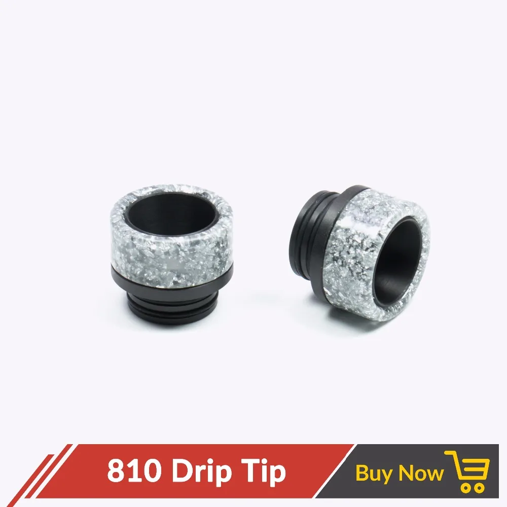 

Quartz Banger 1pc 810 Drip Tip Wide Bore Mouthpiece for V8 V12 Tank Atomizer for Vape Electronic Cigarettes