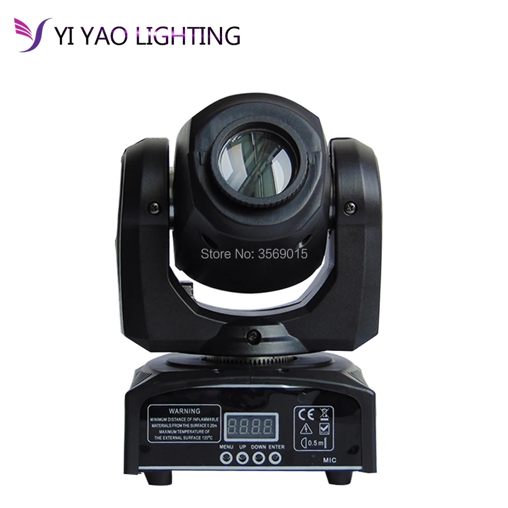 

Led Mini moving head light 10w gobo dmx spot effect dj