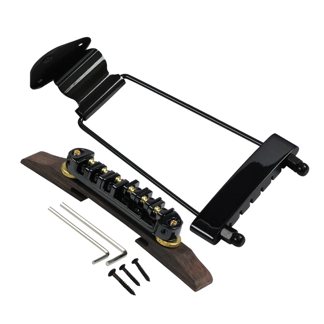 Buy FLEOR Set of Jazz Guitar Bridge & Guitar Tailpiece