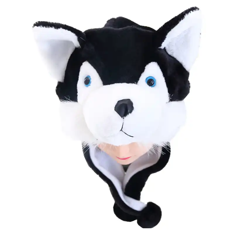 black wolf plush