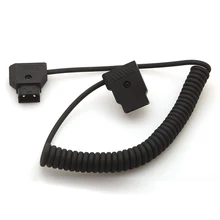 Jfbl горячей спиральный D-TAP 2Pin мужчин и женщин удлинитель для DSLR Rig Антон батареи WY17