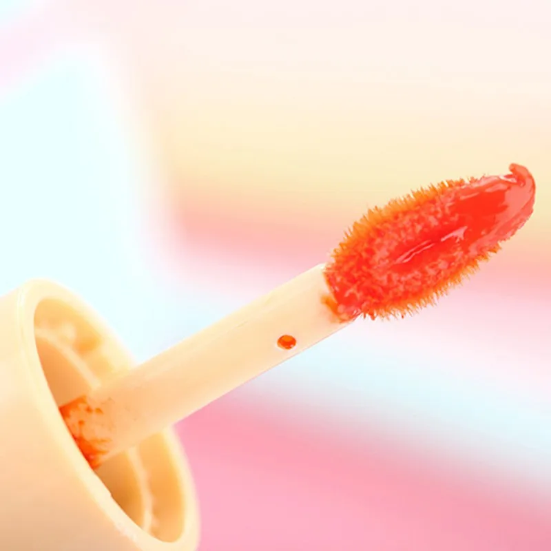 5 цветов Мороженое губ глазури Водонепроницаемый жидкая помада Губы татуировки оттенков для макияжа прозрачная стойкая увлажняющая натуральный Очаровательные Губы