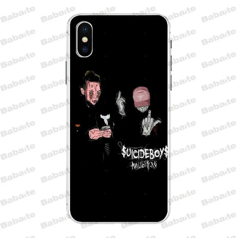 Babaite Suicide Boys Мягкий силиконовый чехол для телефона для iPhone X XS XR XSMax 6 6S 7 7plus 8 8Plus 5 5S 5c SE coque11 11pro 11promax