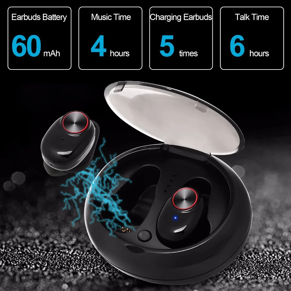 IRONGEE BTH-V5 TWS Bluetooth гарнитура 4,2 беспроводные музыкальные наушники-вкладыши Наушники применимы для iphone samsung Xiaomi huawei