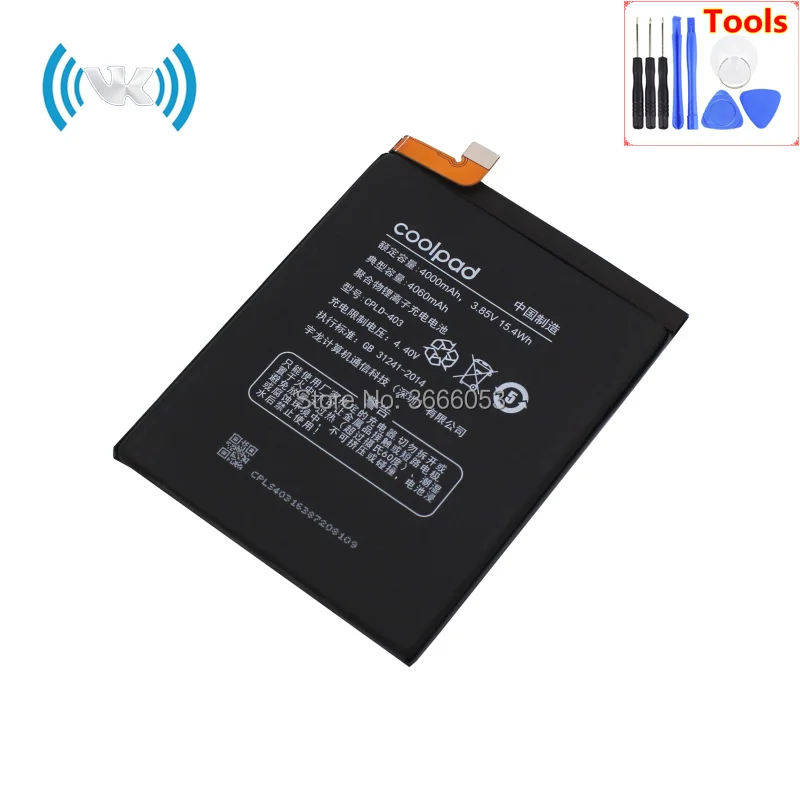 VK 4000mAh/3 8 WH V CPLD 403 Сменный аккумулятор для LeEco Letv le3 Le 3 LeRee & Coolpad cool 1 Dual Pro Li polymer