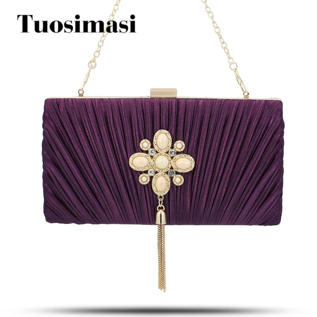 Evening Bag Clutch Bags Clutches Lady Wedding Purse Unique Evening Bag Clutch Bags Clutches Lady Wedding Purse Unique Handbags Silver Purple Black