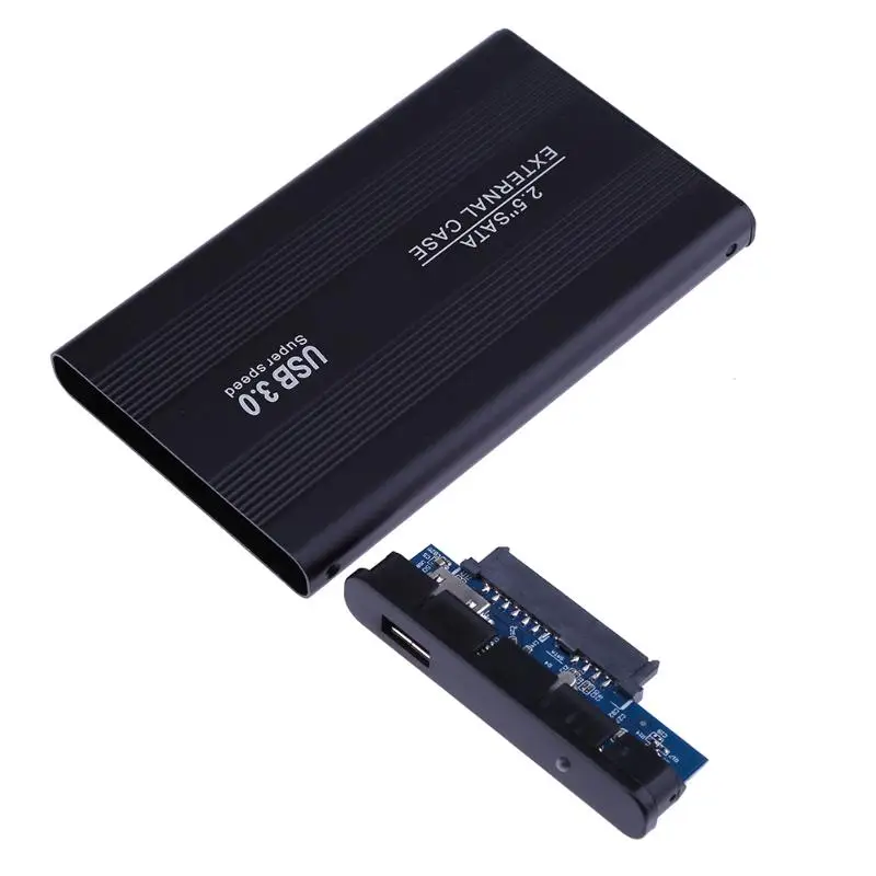Алюминиевый сплав внешний корпус для жесткого диска для 2,5 ''SATA Ноутбук Жесткий диск USB 3,0 к Serial ATA HDD корпус коробка Caddy