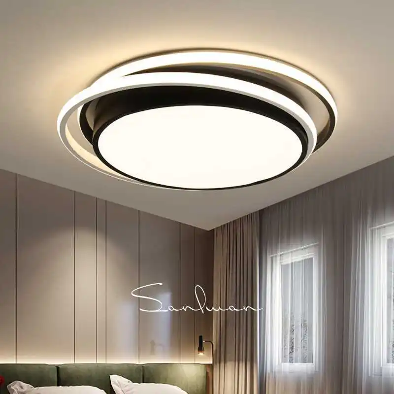 

New Arrival Creative rings modern led ceiling lights for living room bed room led lamp lamparas de techo ceiling lamp fixtures
