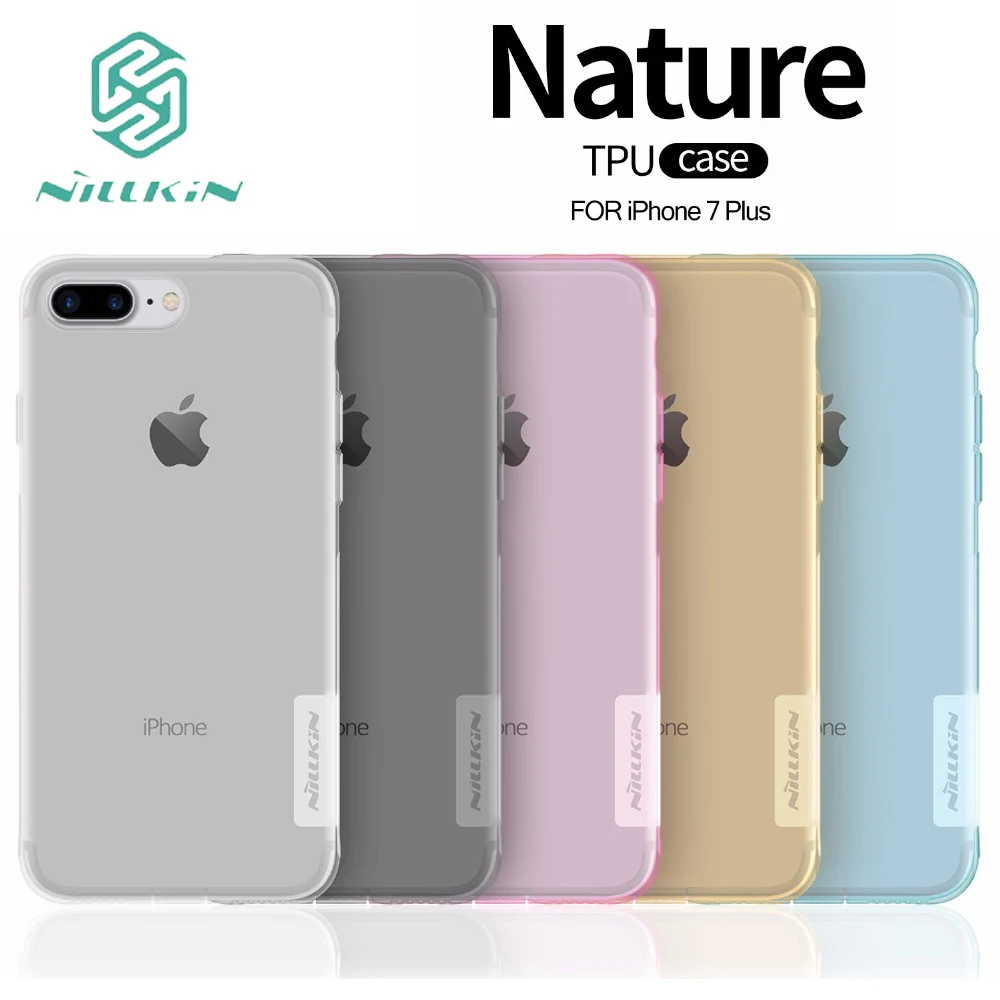 

for iphone 7 plus Case Nillkin nature Transparent Clear Ultra Thin TPU Protector for iphone 7 plus NILKIN silicone cover 5.5''
