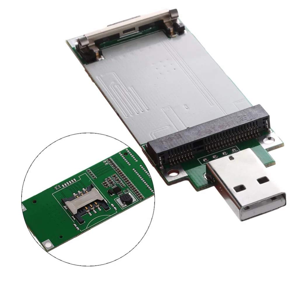 Мини PCI-e беспроводной WWAN к USB адаптер с слотом sim-карты для Huawei ZTE