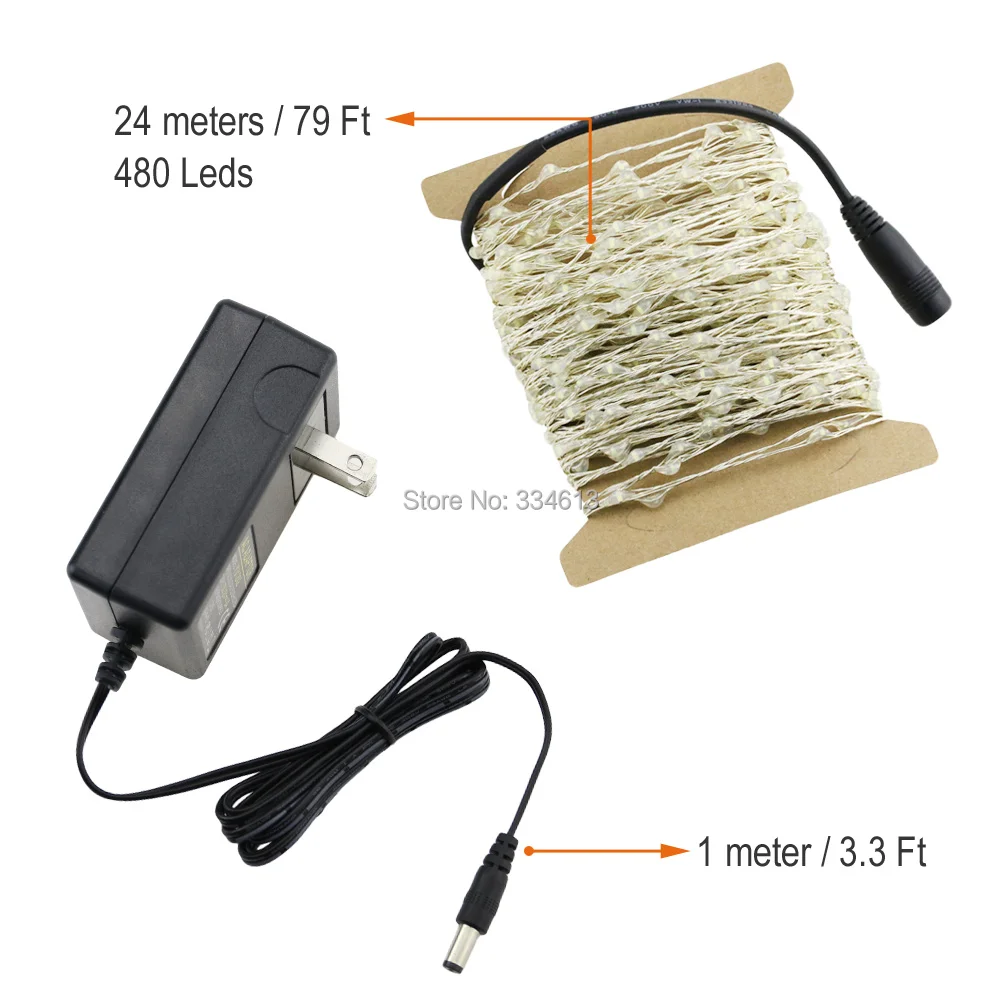 Гирлянда светодиодная 24 м 79FT 480LED|starry string lights|fairy lightsstring lights |